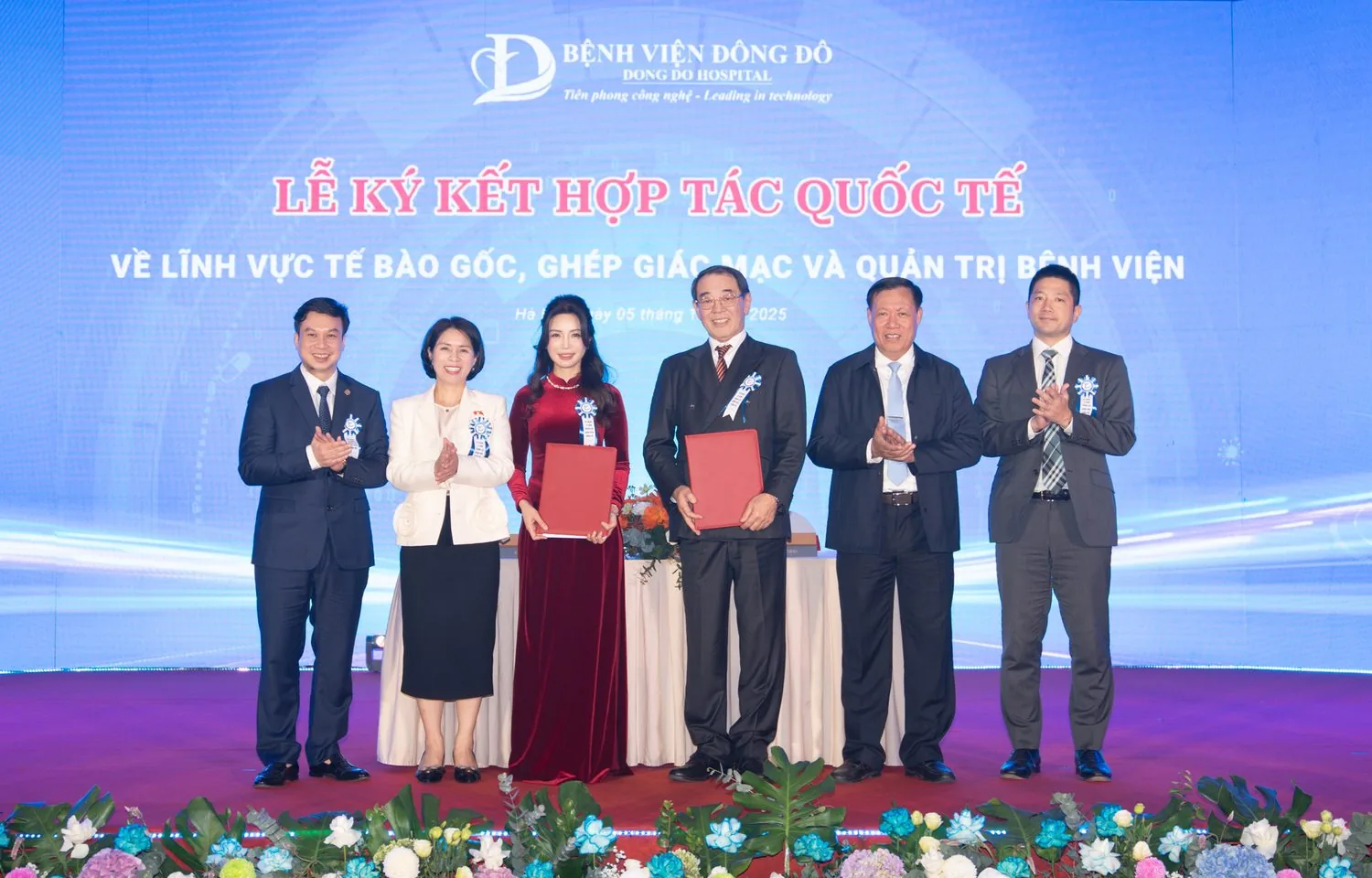 Lễ ký kết hợp tác quốc tế về tế bào gốc, ghép giác mạc và quản trị bệnh viện